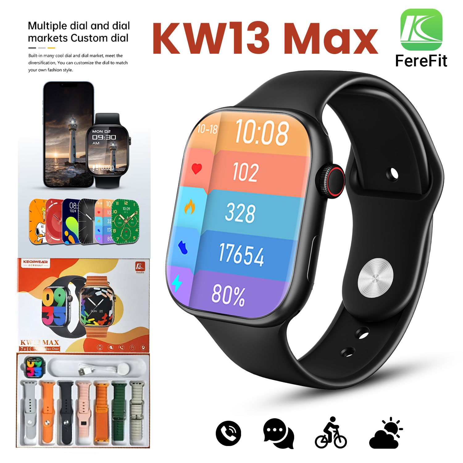 kw13 max smart watch