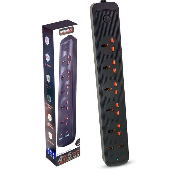 Speed-X Premium Portable Power Strip